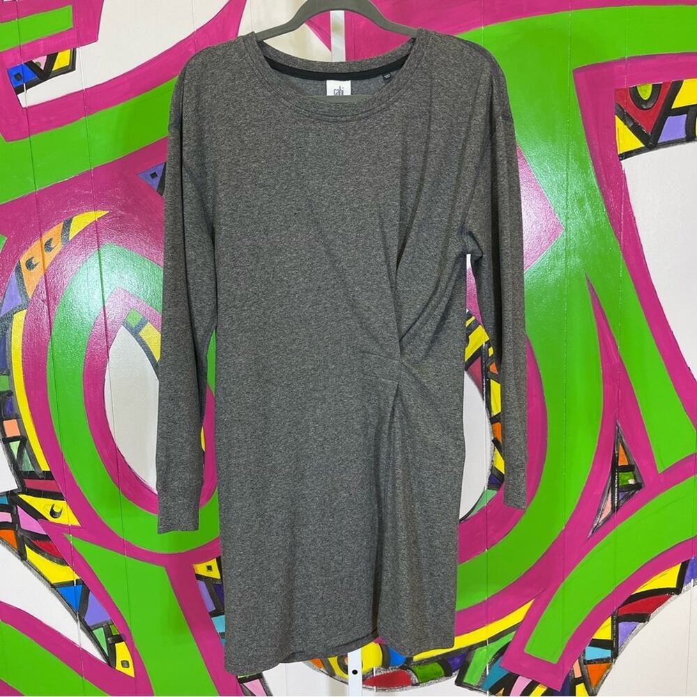 CAbi, Grey Long Sleeve Sweater Dress. Size Small. In excellent condition!
